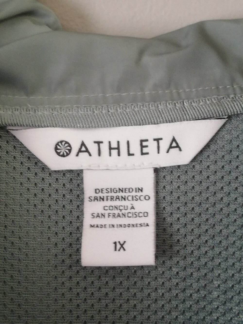 Womens Hooded Anorak Jacket in Slate Gray - Picture 9 of 11